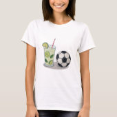 Mojito and soccer ball T-Shirt (Vorderseite)