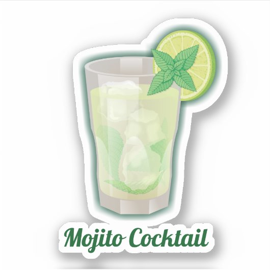 Mojito Aufkleber (Vorderseite)