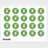 Mojito Classic Round Aufkleber (Blatt)