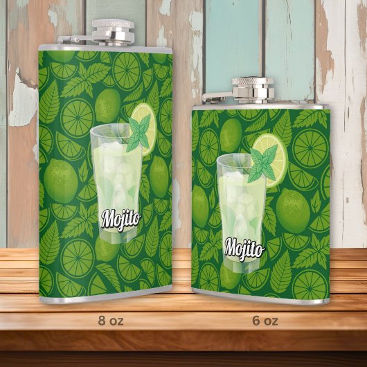 Mojito-Cocktail Flachmann