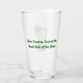 Mojito Cocktail Glass Glas (Rückseite)