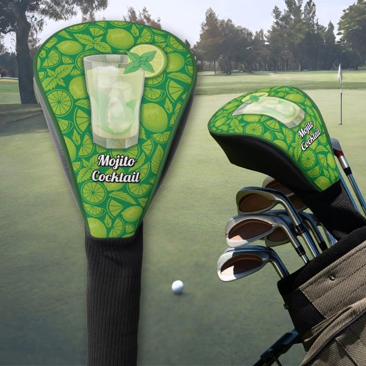 Mojito Cocktail Golf Headcover
