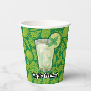 Mojito Cocktail Pappbecher