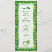 Mojito Cocktail Rezept Einladung (Rückseite)