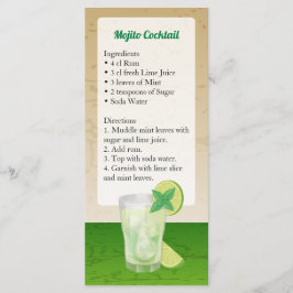 Mojito Cocktail Rezept Einladung