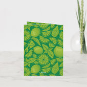 Mojito Cocktail Rezept Karte (Rückseite)