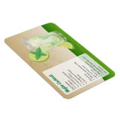 Mojito Cocktail Rezept Magnet (Rechte Seite)