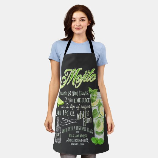 Mojito Cocktail Rezept Schürze (Getragen)