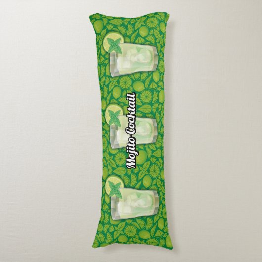 Mojito Cocktail Seitenschläferkissen (Vorderseite Vertikal)