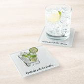 Mojito Cocktail Untersetzer (Schrägansicht)