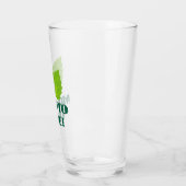 Mojito-Cocktailglas mit Minzblatt-Logo Glas (Links)