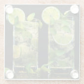 Mojito Cocktails Glasuntersetzer (Rückseite)