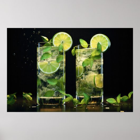 Mojito Cocktails Poster (Vorne)