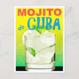 Mojito de Cuba Vintage Reise Postkarte