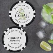 Mojito Drink Wedding Pokerchips
