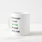 Mojito drinker, begeistert kaffeetasse (Vorderseite Links)