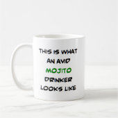 Mojito drinker, begeistert kaffeetasse (Links)