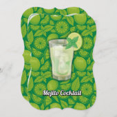 Mojito Einladung (Vorne/Hinten)