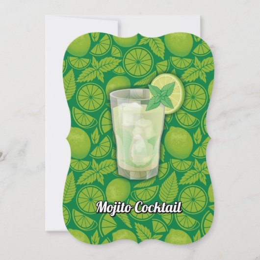 Mojito Einladung (Vorderseite)
