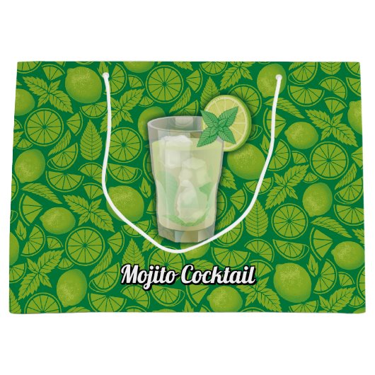 Mojito Große Geschenktüte (Vorderseite)