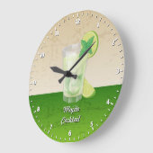 Mojito Große Wanduhr (Winkel)