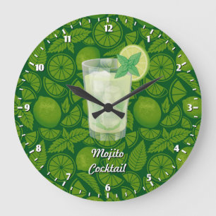 Mojito Große Wanduhr