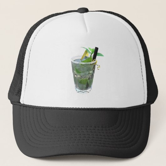 Mojito Highball Truckerkappe (Vorderseite)