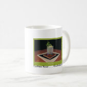 Mojito - Kaffee-jetzt… Cocktails später! Kaffeetasse (VorderseiteRechts)