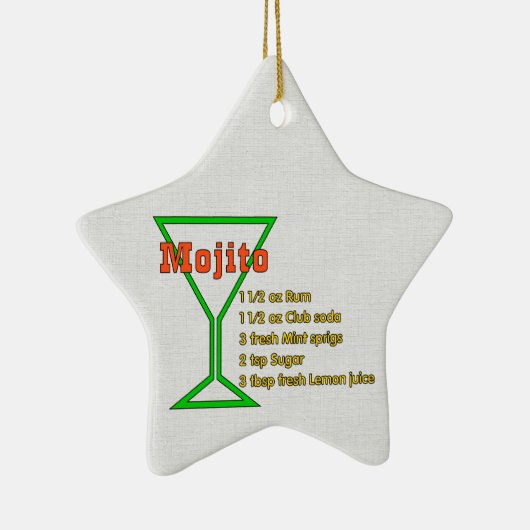 Mojito Keramik Ornament (Rechts)