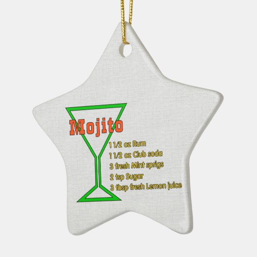Mojito Keramik Ornament (Links)