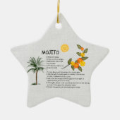 Mojito Keramik Ornament (Vorne)