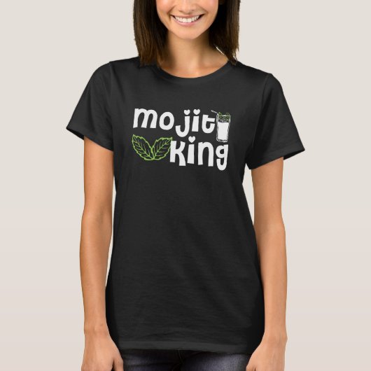Mojito King Barkeeper Mojitos T-Shirt (Vorderseite)
