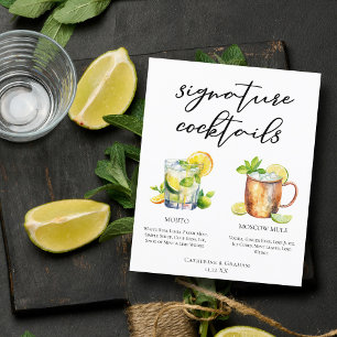 Mojito Moskau Mule Signature Cocktails Menü