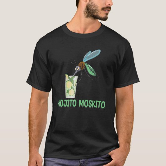 MOJITO MOSKITO Alcohol Wine Beer Drinker cocktail T-Shirt (Vorderseite)