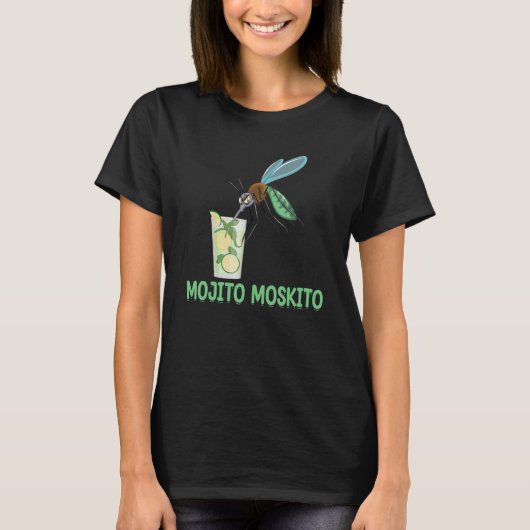 MOJITO MOSKITO Alcohol Wine Beer Drinker cocktail T-Shirt (Vorderseite)