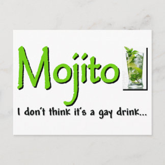 Mojito: Nicht ein Gay Drink..? Postkarte