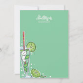 Mojito Party Einladungen (Rückseite)