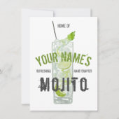 Mojito Personalisiert Einladung (Vorderseite)