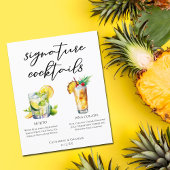 Mojito Piña Colada Unterschrift Cocktails Menü