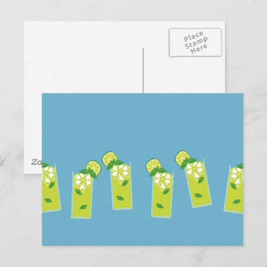 Mojito Postkarte (Vorne/Hinten)