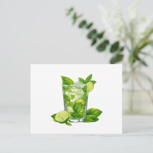 Mojito Postkarte (Stehend Vorderseite)
