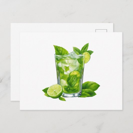 Mojito Postkarte (Vorne/Hinten)