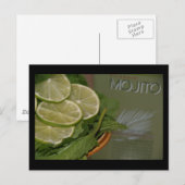 Mojito-Postkarte Postkarte (Vorne/Hinten)