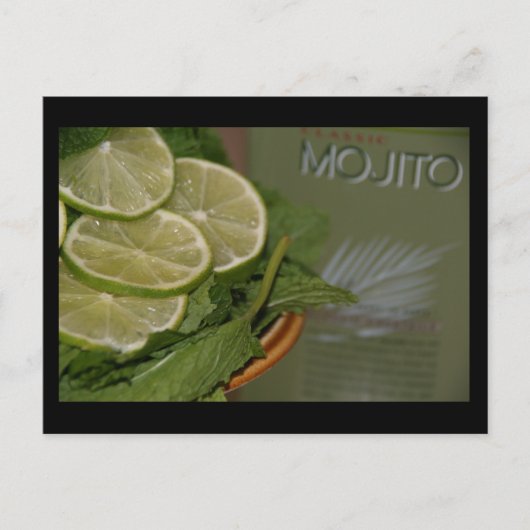 Mojito-Postkarte Postkarte (Vorderseite)