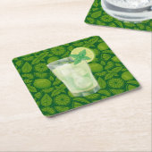 Mojito Rechteckiger Pappuntersetzer (angewinkelt)