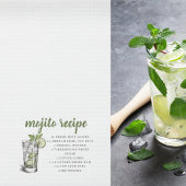 Mojito Recipe Geschirrtuch