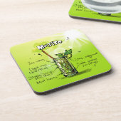 Mojito Recipe Getränkeuntersetzer (Linke Seite)