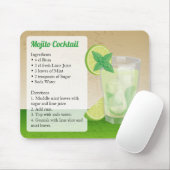 Mojito Recipe Mousepad (Mit Mouse)