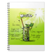 Mojito Recipe Notizblock (Vorderseite)