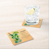 Mojito Recipe Paper Untersetzer (Vor Ort)